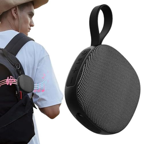 Enceinte portable - Haut-parleur stéréo avec boîte à musique portable sans fil avec son puissant pour la maison, la voiture, l'extérieur et la terrasse