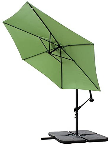 QYYZTQY Patio Umbrella,3meter Outdoor Garden Parasol Umbrella Outdoor Umbrella (Greenparasolumbrella)