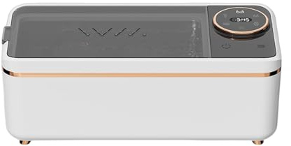 Ultraschall-Halterungsreiniger – 450 ml kompakte Tank-Timer-Einstellungen, platzsparende Konstruktion, effektive Reinigung für Ohrringe, Uhren, Brillen, Zubehör, Reisewohnheim, Zuhause, Badezimmer