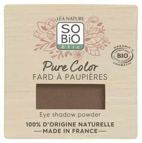 SO'BiO étic - Lidschatten Pure Color Bio – 02 Sonnenbraun