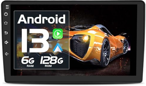AWESAFE Autoradio Carplay pour Citroën C2 C3 (2001-2010) 9 Écran Tactile, 6Go+128Go avec 4G, CarPlay & Android Auto, GPS, Bluetooth WiFi USB FM RDS DSP, Commande au Volant