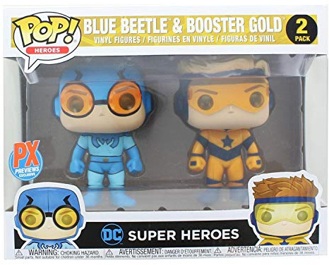 Funko 23385 Pop! Heroes: DC - Blue Beetle & Booster Gold (2-Pack)