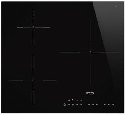 SMEG SI5632D, Placa de inducción UNIVERSAL, Black glass