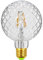 Tianfan Led Bulbs Vintage Light Bulb 4W Crystal Edison Bulb G95 220/240V E27 Specialty Decorative Light Bulb (Clear)