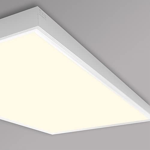 Mextronic LED Aufbau Panel LED Aufputz Panel 1195x295 40W (W) 830 Warmweiß UGR19 1-10V&Dali