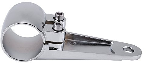 Support de Fixation de Phare, Support de Fourche Avant Moto Chromé 2pcs pour Tube de Fourche 35mm-41mm patte phare moto