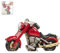 CREATIV DISCOUNT Miniatur-Motorrad, Rot, ca. 8cm