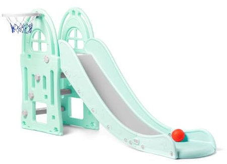 Toys Toboggan XL - Bleu - Toboggan pour Jardins, Parcs et intérieurs Jeux d'extérieurs idéales pour Filles et garçons