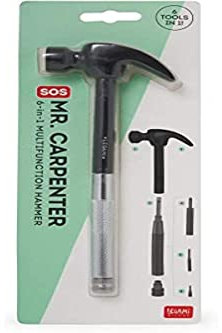 Legami HAMM0001 Marteau multifonction 6 en 1, noir