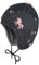 maximo Mini Girl-Mütze, ausgenäht Jacquard, Einhorn, Deko, Bindeband Made in Germany 49 carbonmeliert/Dogwood