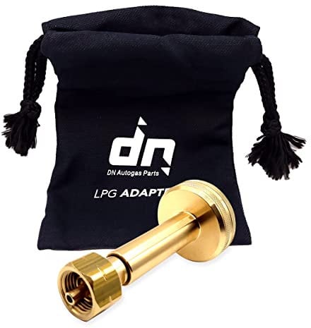 Gomet LPG GPL Adaptateur de bouteille de gaz européen DISH 21,8 mm pour France, Italie, Allemagne de l'Est, Suède, Balkans, Europe de l'Est