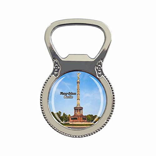 Deutschland Berlin 3D Sieg Säule Bier Flaschenöffner Kühlschrank Magnet Metall Glas Kristall Reise Souvenir Geschenk Heimdekoration