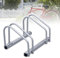 SWANEW Fahrradständer Aufstellstände für 2 Fahrräder Boden Wand Montage Metall Platzsparend mit 35-55 mm Reifenbreite Mehrfachständer Platzsparend 41 * 32 * 26cm