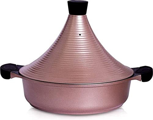 Aluminium tajine Agadir- Rose Gold convient également à l'induction
