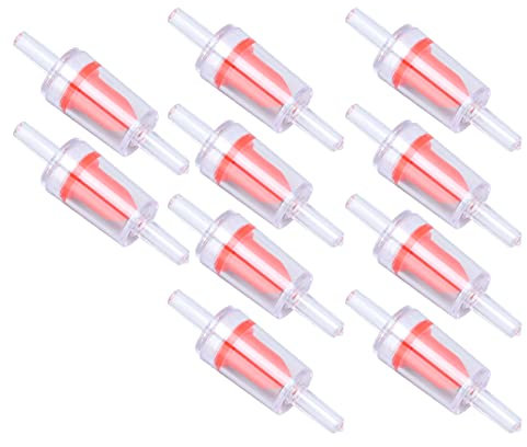 Wasser-Rückschlagventil, 10 Stück Aquarium-Rückschlagventile; (4 mm rot)