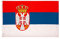 PHENO FLAGS Bandera de Serbia - Bandera serbia 90 x 150 cm - Bandera nacional resistente a la intemperie para asta - 100% poliéster