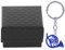 Französisch Horn Schlüsselbund, Metall Waldhorn Schlüsselanhänger Mini Tasche Schlüsselring Charm Anhänger Handmade Modeschmuck Schlüssel Ring Geburtstagsgeschenke Silber Blau Anhänger Waldhorn