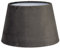 Premium Lampenschirm aus Samt E27 auch möglich E14 | Ersatzlampenschirm | Polyester | Farbe: grau/Größe Ø 20cm | Für Stehlampe | Hängelampe | Tischlampe | Deckenlampe