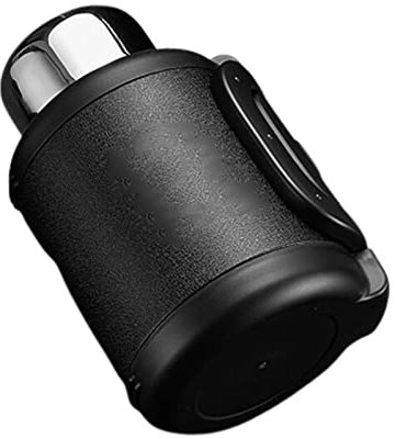 Mug Isotherme Gourde Gourde Isotherme Bouteille Isotherme Flasques Inox Café Sport Carafe Cafe Avec Infuseur De Plein Air Grande Capacité Auto (1500ml,black)