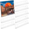 CYEER 8 PCS Vinyl Wall Mount 12 Inch, Clear Vinyl Shelf, Acrylic Shelves Record Stand Display Storage Wall Mounted， 30.5x4.3x4.3cm