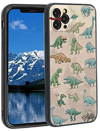 Compatible with iPhone 11 Pro Max Phone Case, Dinosaurs-122 Case Silicone Protective for Teen Girl Boy Case for iPhone 11 Pro Max