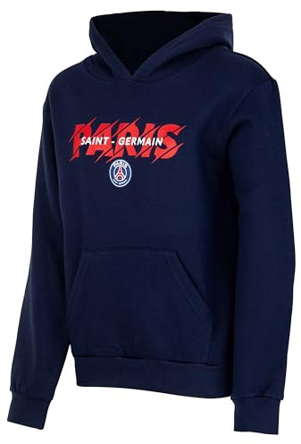 PSG Sweat Capuche Fan Collection Officielle Paris Saint Germain - Taille Enfant 10 Ans