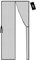 YRH Magnetic Fly Screen Door with Stay Open Buckles - Heavy Duty Self-Sealing Mesh, No Drill Installation,Powerful Magnets,Full Frame Magic Tape (120x220 cm, Black)