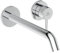 Ideal Standard BD848AA Ceraline Nuovo - Rubinetto da parete per lavabo, montaggio a parete, con beccuccio, rubinetto a risparmio acqua, cromato