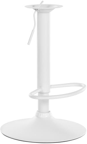 CLP Piètement XL pour Tabouret de Bar I Colonne de Tabouret de Bar Renforcée I 8 X 8 Ou 10 X 10 CM Espacement des Trous I DIY Tabouret de Bar Jusqu'à 150 Kg, Couleur:Blanc, Taille:10 x 10 cm
