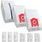 Reusable Vacuum Bag Compatible with Miele FJM Compact C1 C2 Complete C1/ S241/ S290/ S300i/ S500/ S700/ S4/ S6 Canister Vacuum Cleaner, 3 Dust Bag, 3 Motor Protection Filters and 3 Eexhaust Filters