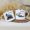 wolga-kreativ Emaille Tasse Rennauto personalisiert mit Namen - Robuste Kinder Tassen, BPA-frei, Spülmaschinenfest Kinder Becher - Personalisierte Geschenke Baby Zur Taufe, Geburt, Weihnachten