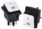 Switian KCD4 Metall-Wasserdichter Mini-Schalter 2 Stück mit LED-Anzeige SPST ON-OFF Schalter 4-Pin 16A 250VAC (Rot/Grün) IP65 für Elektrogeräte ﻿