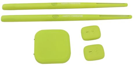 Virtual Reality Drum Set Kompaktes Tragbares Air -Drum -Kit für Erwachsener Büro Garten VR Drum Set Absockelektronik (Blue) (Green)