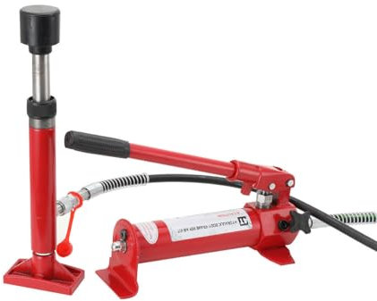 XNXYSMKJ Hydraulic Jack 4 Ton Hydraulic Porta Power Jack Air Pump Lift Ram Body Frame Repair Kits Hydraulic Ram Kit Hydraulic Car Jack Spreader Body Bodywork