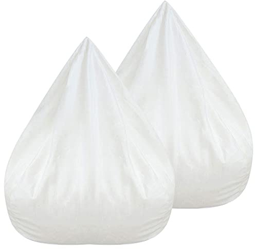 Alongen Innenbezug für Sitzsack Sitzsackbezug Ohne Füllung Bezug Für Sitz Lazy Sofa Faules Sofa Mit Reißverschluss Einfache Reinigung Sitzsackhülle Ersatzbezug Keine Füllung (100 * 120CM 2PCS)