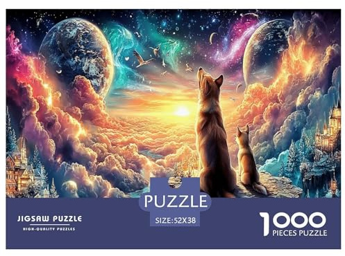 Sternenhimmel1000Stück Puzzle Raum Für Erwachsene Und Kinder Ab 14 Jahren Familienspiele Herausforderndes Für Dekorative Geschenke52x38cm/1000pcs