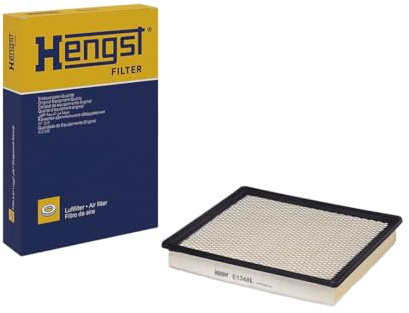 HENGST - Luftfilter E1348L - Luft-Filtereinsatz für KFZ | Hochwertiger Motorluftfilter für Otto- oder Dieselmotor - Schutz für Motoren - Wasserbeständig