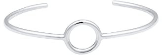 Elli PREMIUM Armband Damen Armreif Kreis Geo Minimal in 925 Sterling Silber