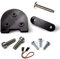 Myfuturshop® Kit de roues de 10 pouces pour trottinette Xiaomi M365, Pro, 1S, Essential et Pro2. Soulève le garde-boue et la béquille, accessoire d'espacement pour pneus larges, noir
