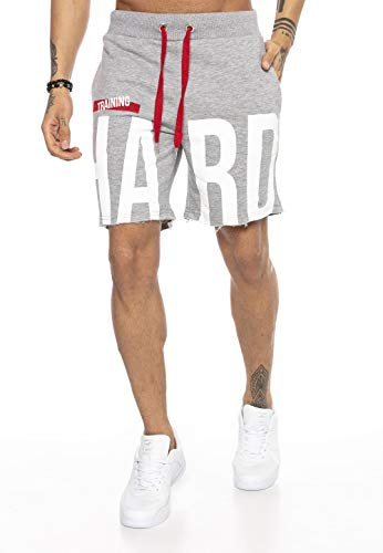 RED BRIDGE Pantaloncini Sportivi da Uomo Bermuda con Stampa Casual