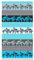 LINDER LEX Saunatuch Handtuch Duschtuch Crazy Flamingo Baumwolle 90 x 170 cm, Farbe:Grau-Blau
