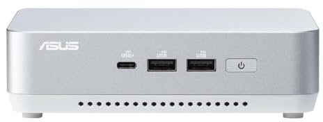 ASUS NUC 14 Pro+ - Ordenador de sobremesa (Intel Core Ultra 5 125H, Intel ARC Graphics, 16GB RAM, 512GB SSD, Windows 11 Home, Incluye Cable de alimentación)