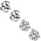 vcmart 4-6er Dermal Anchor Aufsatz 1,6mm Chirurgenstahl Piercing Tops Silber Kristall Opal Stern Implantate Microdermal