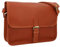 Gusti Lenkertasche Leder- Graeme O. Lenkertasche inkl. Platte Umhängetasche Fahrradtasche Ledertasche Vintage Leder Braun