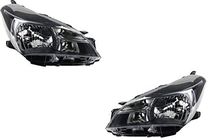 Johns, Scheinwerfer Satz passend für Toyota Yaris Scheinwerfer XP13 08/14-03/17 H4 Set links & rechts
