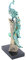 SHZICMY Desktop Artware Blau Pfau Harz Figur Statue Dekor Ornament Home Dekoration Gift Gartendekoration für Outdoor außen Garten, Terrasse und Balkon