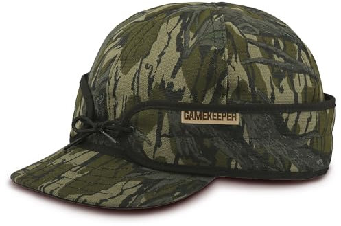 Stormy Kromer The Waxed Cotton Cap, Water-Resistant 100% Cotton Duck, Pulldown Earband for Outdoor Adventures, Treestand, 7, Treestand, 56 EU