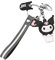 BEE&FLOWER Kuromi Portachiavi Borse Decorative Kawaii Portachiavi Carino Anime Portachiavi Ragazza Borsa Scuola Portachiavi Regalo per Bambini Kuromi, 10cm