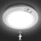 CYSNOAYA Motion Sensor Ceiling Light, Battery Powered Sensor Light Indoor, 6.5'' Bright Wireless Ceiling Light, Suitable for Attic, Garage, Corridor, Staircase, 210LM Daylight