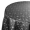 Lurex Tischdecke Sterne Farbe und Größe wählbar - Oval 160x220 cm Dunkelgrau - dezent glitzernd Tischdecke Weihnachten